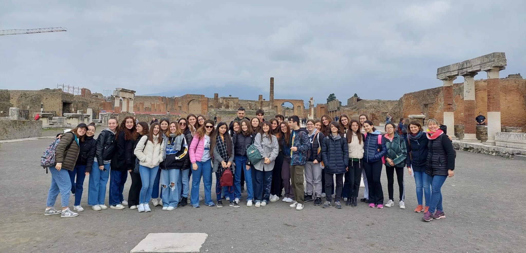 Le classi 3AC e 3BC in viaggio d'istruzione a Pompei, Ercolano, Napoli e Caserta